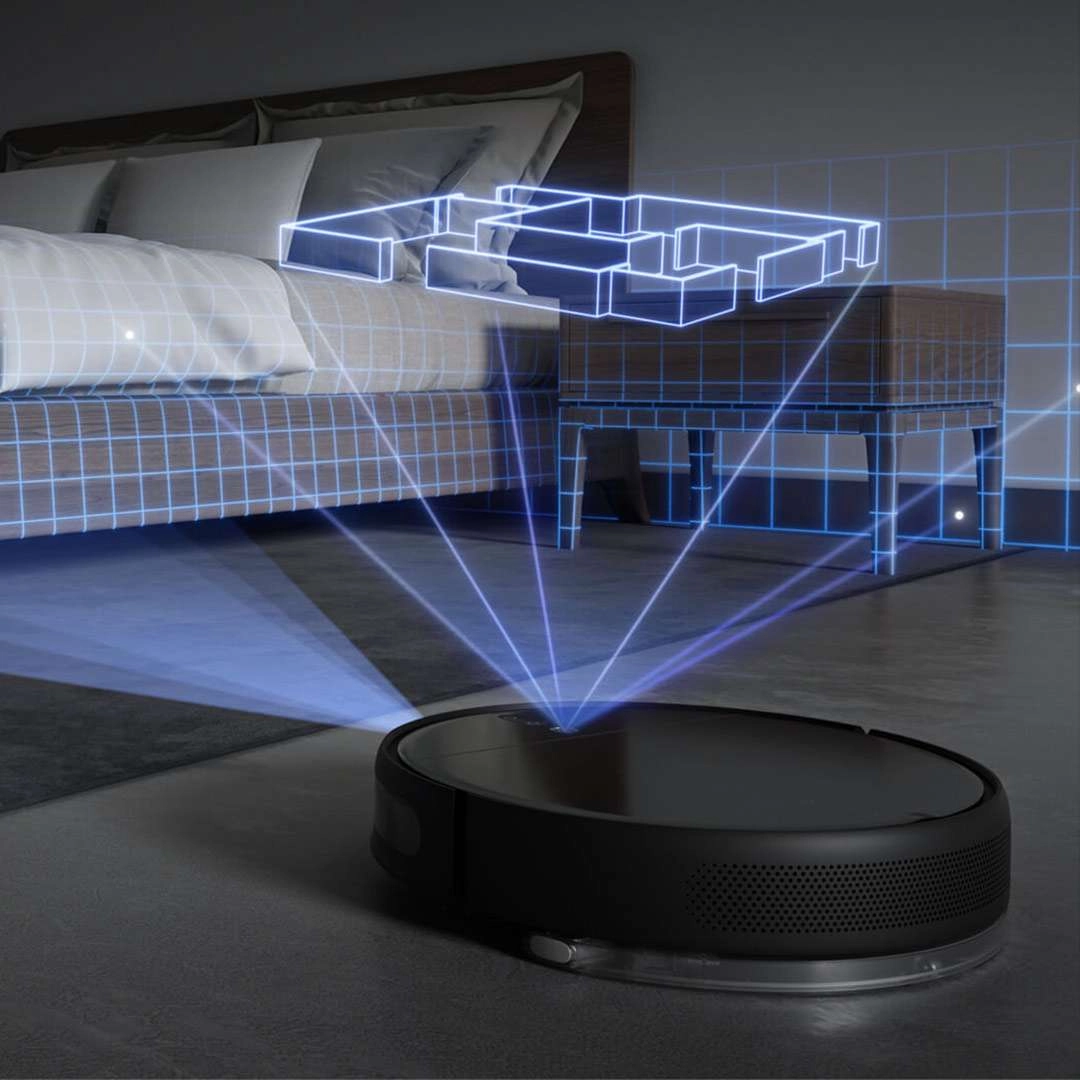 Robot Hút Bụi Lau Nhà XIAOMI MIJIA 1T - tích hợp cảm biến 3D ToF nhận diện vật thể